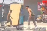 Sujeto baja de su bicicleta y roba cartera de hombre que había sido baleado en Tijuana