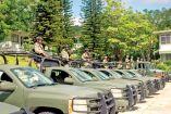 Militares se alistaban para patrullar la sierra chiapaneca