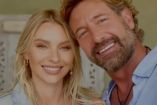 Irina Baeva sonriendo con Gabriel Soto