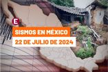 Sismo hoy 22 de julio de 2024, a qué hora tembló por última vez en México