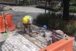 Trabajos en la Alameda Central 