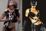 Halle Berry sin ropa con gatos y en película Gatubela