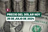 Dólar hoy 25 de julio de 2024 en bancos de México