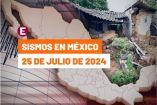 Sismo hoy 25 de julio de 2024, a qué hora tembló por última vez en México