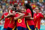 Festejo de la selección de España