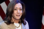 Kamala Harris en acto de campaña.