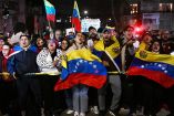 Venezolanos tomas las calles tras la elección presidencial de este domingo