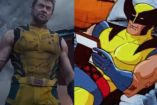 Hugh Jackman como Wolverine y meme de Wolverine con foto