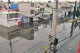 Calles se convierten en ríos en Ecatepec.
