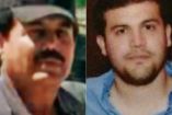 Esta combinación de imágenes creadas el 26 de julio de 2024 muestra una imagen sin fecha obtenida del Departamento de Estado de EE. UU. de Ismael "El Mayo" Zambada García (izq), cofundador del Cartel de Sinaloa; y una imagen sin fecha obtenida del Servicio de Inmigración y Control de Aduanas de Estados Unidos de Joaquín Guzmán López, hijo del otro cofundador del cártel, Joaquín "El Chapo" Guzmán.