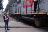 tren descarrilado en Toluca