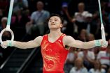 Yang Liu es bicampeón olímpico en Anillos al consagrarse en los Juegos de Tokio y París.
