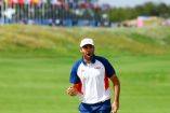 Scottie Scheffler, Tommy Fleetwood y Hideki Matsuyama subieron al podio en el Golf de los Juegos en París.