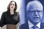 Kamala Harris habría elegido a Tim Walz como su compañero de fórmula. (Reuters)