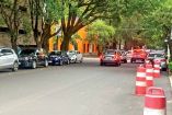 Calle en la alcaldía Coyoacán.