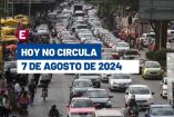 Hoy No Circula miércoles 7 de agosto de 2024 en CDMX y Edomex.