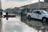 Vecinos de la colonia Cultura de México continúan con afectaciones por lluvias en Chalco, Edomex.