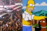 Meme de Estadio GNP de los Simpson