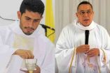 Los sacerdotes detenidos Denis Martínez y  Leonel Balmaceda