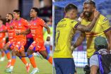 Celebraciones de ambos equipos que les dan el pase a los cuartos de final de la Leagues Cup