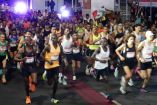 Corredores en salida de Maratón CDMX