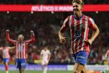 Marcos Llorente celebra gol del Atlético de Madrid en LaLiga.