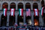 Los presidentes de México, EU y Canadá en Palacio Nacional