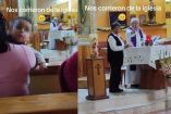 Padrecito corre a mujer de la iglesia por niño gritón