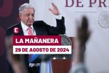 Mañanera de AMLO hoy en vivo | 29 de agosto de 2024