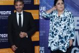 Eugenio Derbez y Victoria Ruffo se reencontraron tras el nacimiento de su nieta Tessa. Foto: Cuartoscuro