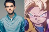 Zedd con camisa azul y Goku en supersaiyajin en Dragon Ball Daima