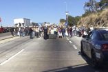 Continúa el bloqueo sobre autopista Arco Norte, Edomex