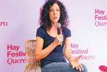  En Hay Festival Querétaro, Leila Guerriero confesó que le conmueve el tema de los desaparecidos en democracias. Foto: Sergio Hernández/ Cortesía Hay Festival Querétaro