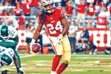 Jordan Mason, corredor de los 49ers de San Francisco.