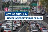 Hoy no Circula este jueves 19 de septiembre en CDMX y Edomex