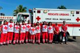 La Cruz Roja Mexicana participó en el Primer Simulacro Nacional 2024.