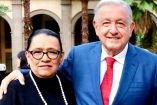 AMLO y Rosa Icela Rodríguez