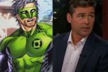 Kyle Chandler y cómic de Linterna Verde