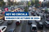 Hoy No Circula del 5 de octubre del 2024.
