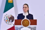 La presidenta de México, Claudia Sheinbaum, en la conferencia del 8 de octubre