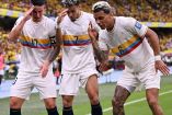 Jugadores de Colombia celebran gol ante Chile en Eliminatorias de Conmebol rumbo al Mundial 2026.