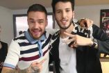 Liam Payne abrazando a Sebastián Yatra