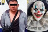 Detienen a sujeto por robar mascara de payaso de un puesto en La Merced