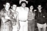 Fernando Valenzuela con su familia.