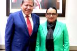 Rosa Icela Rodríguez se reúne con gobernador de Zacatecas