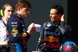 Max Verstappen junto a 'Checo' Pérez.