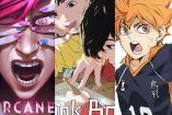 Pósters de animes Arcane Look Back y Haikyuu