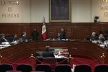 Sesión de ministros en la Suprema Corte de Justicia de la Nación