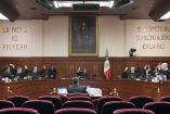 Primera sala de la SCJN con ministros en sesión.