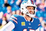 Josh Allen tiene a Bills con la segunda mejor marca de la Americana. Foto: Reuters